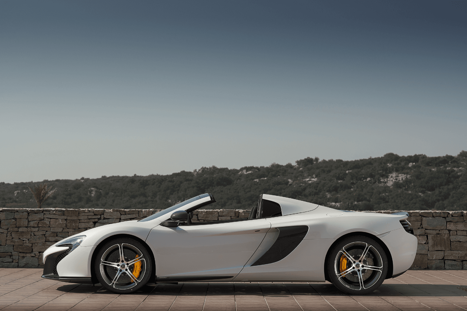White 650s Side On